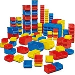 100-teiliges Sichtk&auml;sten-Set PROFI, PP, farbig/blau, gelb, rot, 3 Gr&ouml;&szlig;en,...