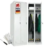 Spind Schrank ELEPHANT Metall | 2 Abteile, abschlie&szlig;bar | HxBxT 180x60x50cm | mit