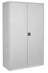 STIER Universalschrank mit 4 Fachb&ouml;den 1950x 120 x 50 mm, Hellgrau