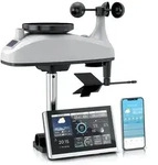 Brandson Wetterstation Funk mit Au&szlig;ensensor & Farbdisplay, Funkwetterstation,...
