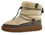 Puma Snowbae Suede Damenschuhe Stiefel Gef&uuml;ttert Winterstiefel Beige Freizeit -