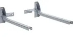 Sauvic Faltbare W&auml;scheleine F&uuml;r Die Wand Silber Silber One Size - Silber
