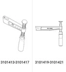BESSEY Unterteil kpl. TGK m. Holzgriff (Auslad. 120 mm)
