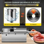 VEVOR 3L Wurstf&uuml;ller Fleischw&ouml;lfe Wurstmaschine Wurstf&uuml;llmaschine Horizontal Ede -