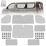 Wohnmobil Windschutzscheiben Sonnenschutz 8-teiliges Set f&uuml;r Renault Trafic LWB