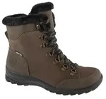 Rieker Damen Schneestiefel L716845 in Schwarz mit Schn&uuml;rung f&uuml;r kalte Wintertage -
