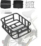 VEVOR Fahrradkorb hinten 435x330x155 mm, Gep&auml;cktr&auml;ger zum Transport von Hunden,