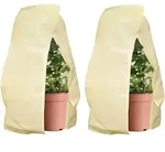 Pflanzen Winterschutz Haube Zelt 80 x 100 cm Beige 2 St&uuml;ck - Beige