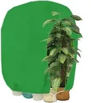 Winterschutzhaube f&uuml;r Pflanzen 160x180cm Gr&uuml;n Rei&szlig;verschluss Atmungsaktiv