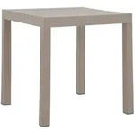 CLP Gartentisch Kato 73 x 73 cm Polypropylen wetterfest UV-best&auml;ndig quadratisch 