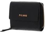 PICARD Leder Geldb&ouml;rse Viora 1 Flap Wallet Cafe dunkelbraun - Dunkelbraun
