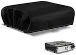 Grillabdeckung Wetterfest 65x60x25cm Schwarz 600D Oxford f&uuml;r Plancha Gasgrill