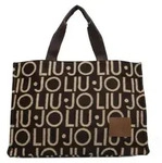 LIU-JO 2F6037 T2742 TOTE LOGO ALLOVER Brown - Braun