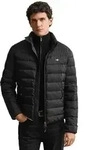 Gewatteerde jas Gant Regular Fit zwart dons vulling - Schwarz - 3XL
