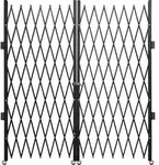 VEVOR Doppelfalt-Sicherheitstor, 382 &times; 214 cm (B &times; H) W Falt-Tor,