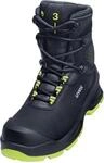 Uvex 3, Weiblich, Erwachsener, Sicherheitsstiefel, Schwarz, Gr&uuml;n, ESD, S3,
