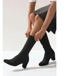LASCANA Stiefelette Sock-Boot, Schlupf-Stiefel, Ankle Boots, schwarz Gr&ouml;&szlig;e 37 -