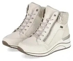 Remonte Damen High Sneaker Beige Leder & Textil Gr&ouml;&szlig;e: 43 - Beige - 43