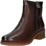 Schlupf-/Rei&szlig;verschlu&szlig;stiefelette Kaltfutter ab 35mm Absatz 2-25064-43 30D - Braun