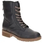 Gabor Damen Stiefeletten 8010, dunkelblau, Echtleder, Lace Up, ca. 2cm Absatz,...