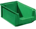 Sichtlagerkasten L350/300xB210xH140mm PE gr&uuml;n TECWERK - Gr&uuml;n