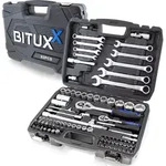 Bituxx Ratschenkoffer 82tlg Schwarz MS-13373