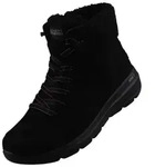 Skechers Damen Leder-Stiefelette Glacial Ultra-Mara 144233/BBK Schwarz -...