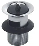 KLUDI 1042705-00 WT-u.Bidet-Sifon Schaftventil - Schwarz