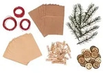 Adventskalender Rayher 1-24 Zahlen, H 13-16cm, Karton, 46650606 - Bunt