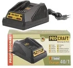 Procraft 40/1 Ladeger&auml;t 40 V f&uuml;r 40 Volt Li-Ionen Akkus