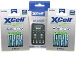 Ladeger&auml;t BC-X500 + 8x AAA XCell Rechargeable 1,2V 1000mAh - Schwarz