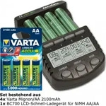Schnellladeger&auml;t BC-700 ALPHA700 inkl. Akkus mit 2100mAh