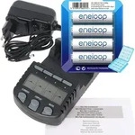 Technoline BC 700 Akku-Ladeger&auml;t schwarz mit 4x Panasonic eneloop Standard...