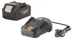 Procraft Starter Set 20 V 20/4A Schnell Ladeger&auml;t + 1x 20/4 Akku 4,0 Ah