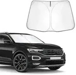 Auto Sonnenschutz f&uuml;r VW T-ROC (2017-2025) faltbar mit UV-Schutz und