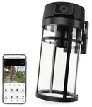 EMOS GoSmart Au&szlig;enkamera mit WLAN & Licht, 4MP 2,5K &Uuml;berwachungskamera, drehbar,