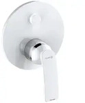 KLUDI 527599175 BALANCE UP-Waf&uuml;-/Br.-EHM Push - Wei&szlig;