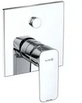 KLUDI 407630575 PURE&STYLE UP-Waf&uuml;-/Br.-EHM - Silber