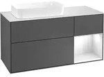 Villeroy & Boch V&B Waschtischunterschrank FINION 1200x603x501 Abdpl bl Reg go ma/wh