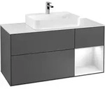 Villeroy & Boch V&B Waschtischunterschrank FINION 1200x603x501 Abdpl bl Reg go ma/wh