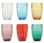Zafferano Glas Perle Tumbler 6er Set