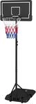 SPORTNOW Basketballst&auml;nder 182-213 cm Basketballkorb mit St&auml;nder Rollen