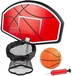 VirtuFit Trampolinkorb &ndash; Basketballring &ndash; mit Ball - Rot