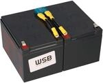 CSB-SCD6 SCD6 kompatibler Akkusatz geeignet f&uuml;r APC RBC6 Plug & Play