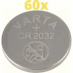 60x Varta Lithium 3V CR2032-P Bulk 3V/220mA lose CR 2032