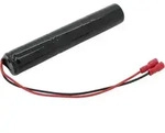 Notleuchtenakku NiMH 3,6V 4000mAh L1x3 Baby C mit Kabel und Faston-Buchsen -4,8mm /
