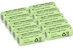 10x Akku 1/2AAA 1,2V / 350mAh X1/2AAA