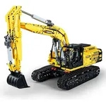 Cada Funktionelle Bagger 1072 St&uuml;cke Gelb Gelb One Size - Gelb