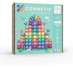 Connetix Tiles &ndash; Magnetische Baukl&ouml;tze, PASTEL-Farben (104 Teile)