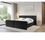 ALTDECOR Polsterbett mit Bettkasten - NILO-Z - 140x200 - Schwarz - Bett mit Kopfteil